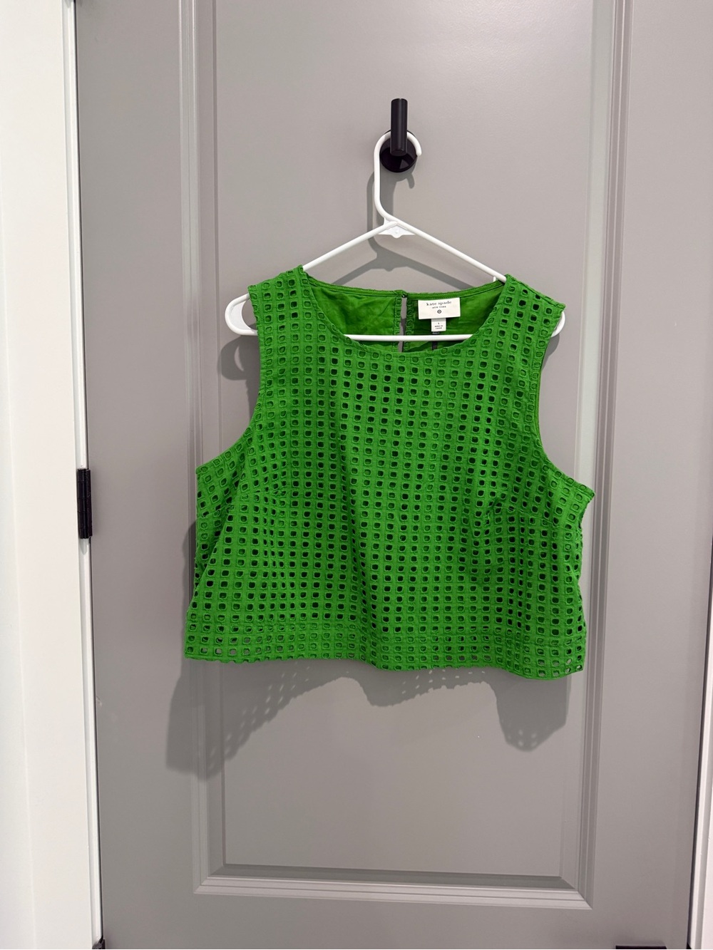 Target x Kate Spade Bright Green Eyelet Crop Top and Skirt Set